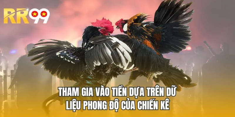 Tham gia vào tiền dựa trên dữ liệu phong độ của chiến kê